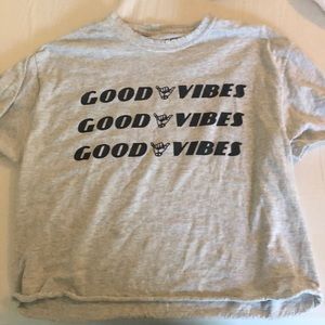 J Galt good vibes tshirt